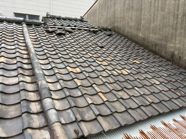 瓦屋根　全景