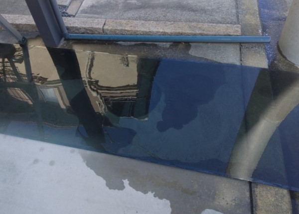 綺麗になったポリカ平板