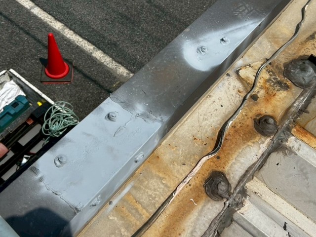 錆止めスプレー後