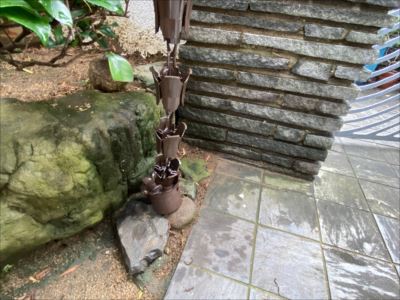 鎖樋の適切な長さ