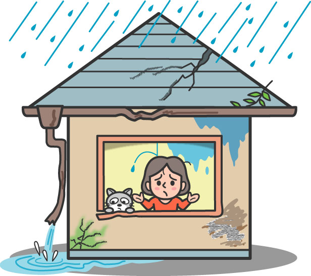 雨樋の劣化