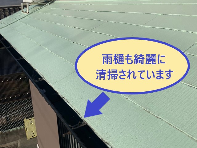 雨樋も綺麗な状態