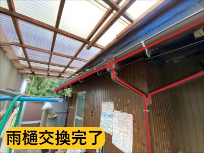 雨樋交換完了
