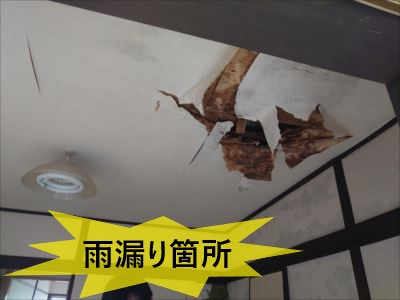 雨漏り箇所