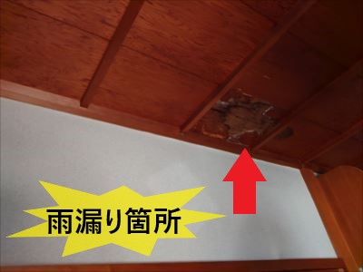 雨漏り箇所