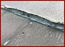 層間剝離で屋根のパミールが酷い状態に…