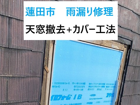 蓮田市雨漏り修理を実施