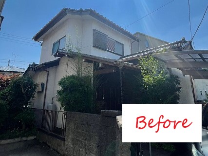 外壁塗装　外装のリフォームが完了