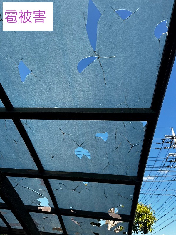 雹被害例