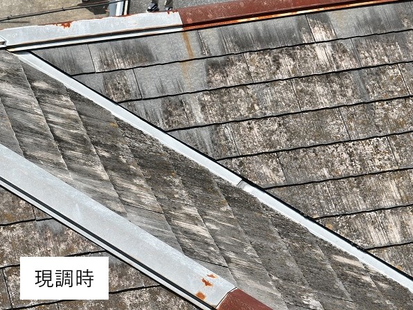 スレート屋根からSGL鋼板スーパーガルテクトへカバー工法