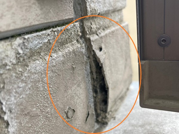 外壁修理のご相談　サイディングの剥がれ