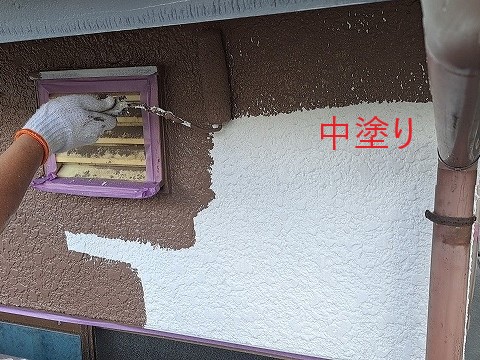 外壁塗装　外装のリフォームが完了