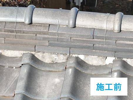 瓦修理　雨漏りの原因？漆喰の劣化でした！