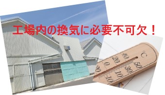 換気に必要なベンチレーター