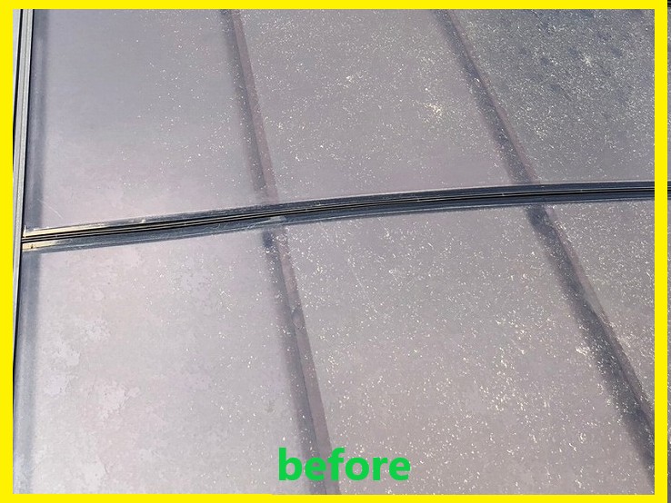 カーポート屋根交換前写真