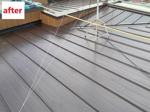 屋根葺き替え工事アフター