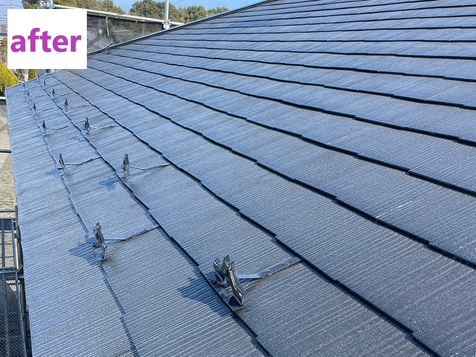 屋根塗装後