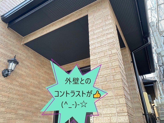 外壁塗装を実施　日本ペイント　UVプロテクト　クリアー塗装