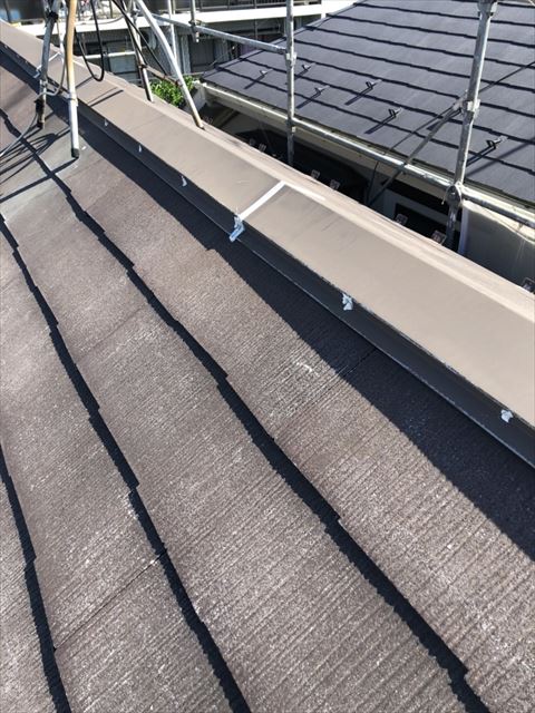 棟板金　横から