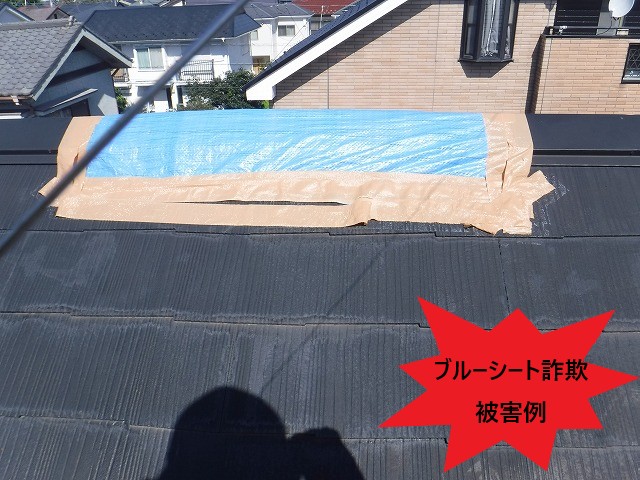 ブルーシート詐欺