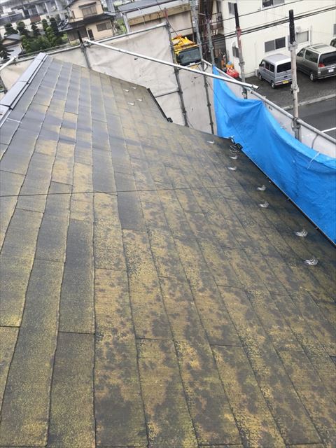 屋根塗装前