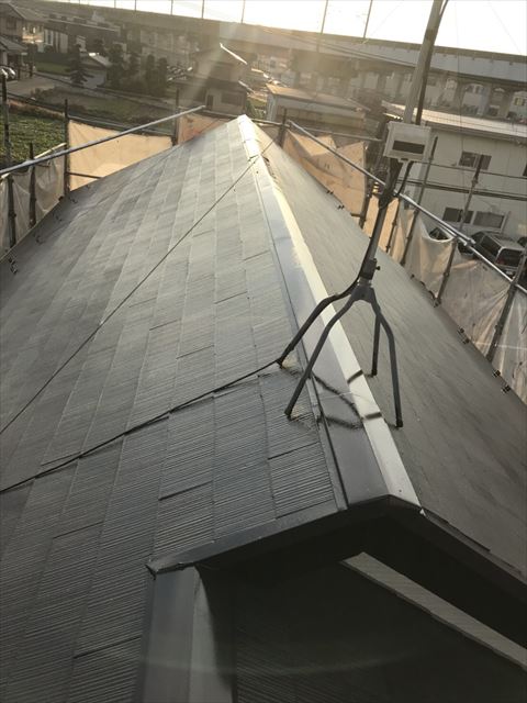 屋根塗装後