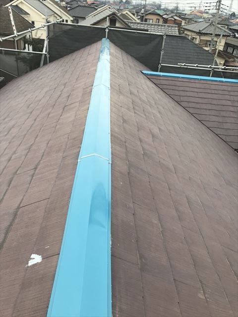 屋根板金取り換え工事完了