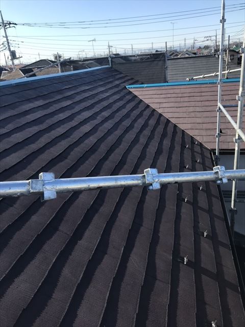 屋根下塗り前