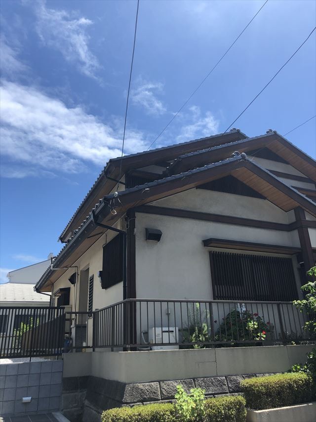 外壁フッ素塗装