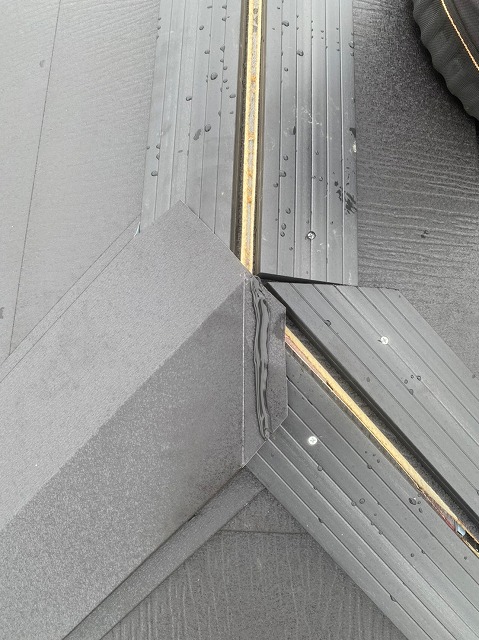 棟板金　被せ