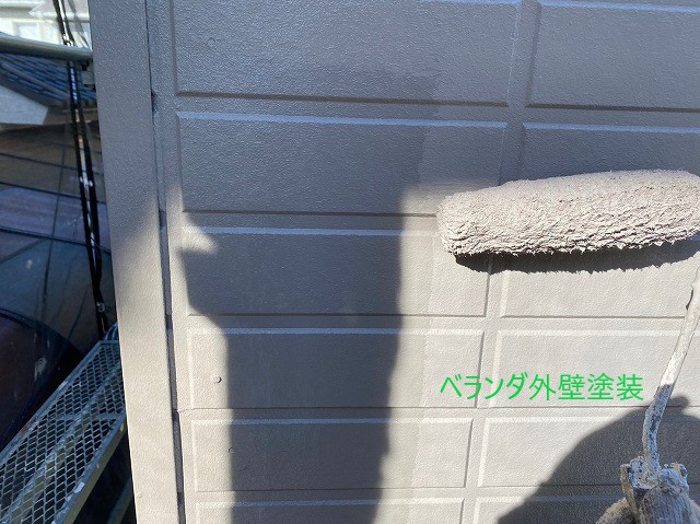 ベランダ外壁塗装