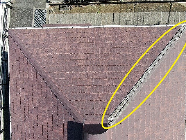 貫板むき出しの状態