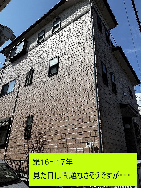 下から見ただけだと分からない屋根の状態