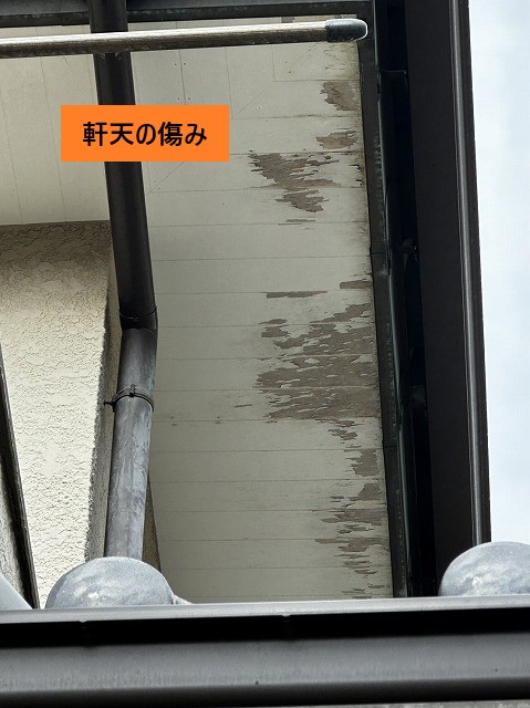 軒天の傷み