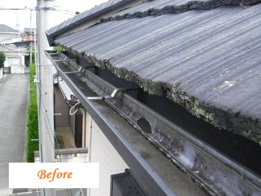 雨樋交換　施工前