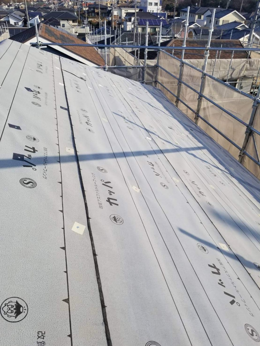 ルーフィング張り