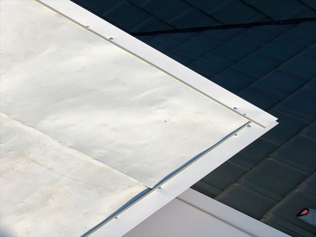 化粧煙突の板金工事