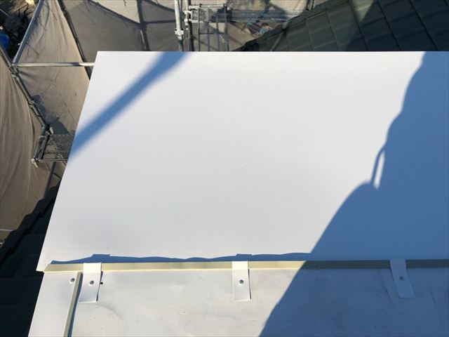 化粧煙突の板金工事