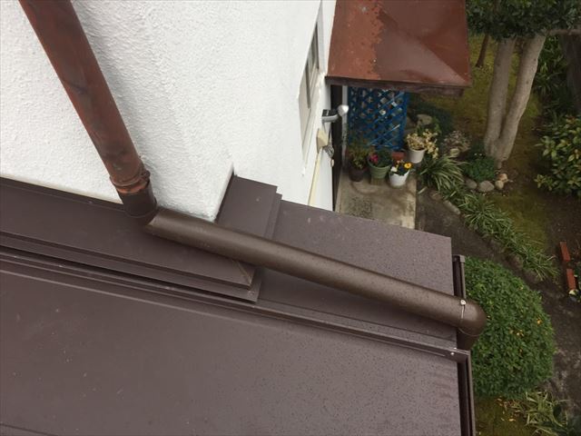 かわら棒(トタン)のカバー工事