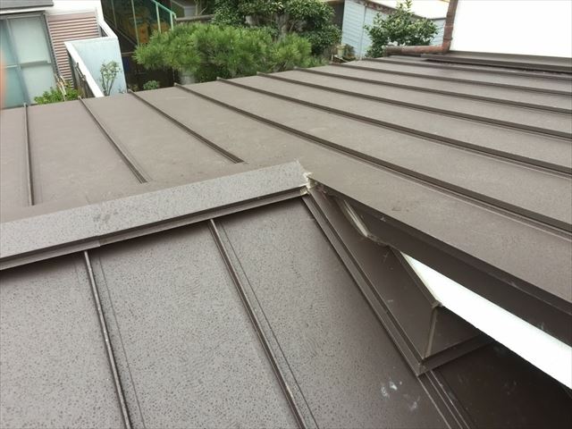 かわら棒(トタン)のカバー工事