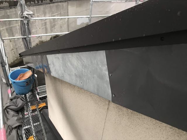 瓦が半分落ちた施工前