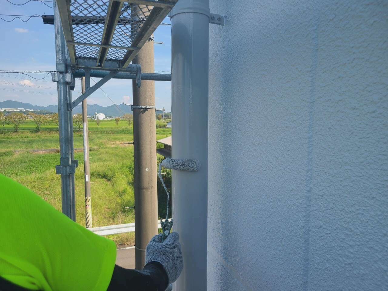 雨樋の塗装
