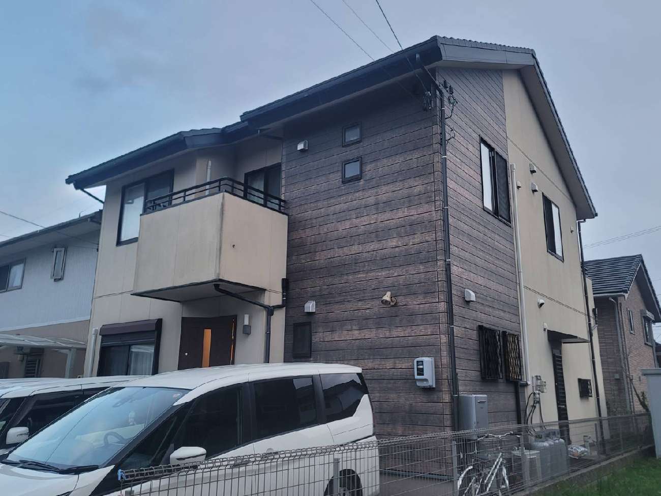 経年劣化症状を確認した豊明市の住宅