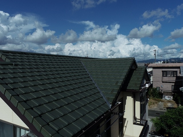 屋根点検を行った住宅の劣化状況