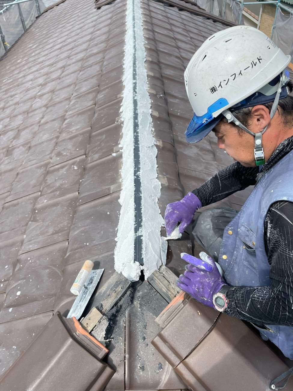 南蛮漆喰「シルガード」を施工