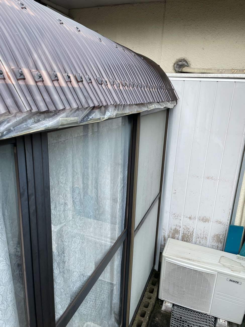 サンルーム補修の完了