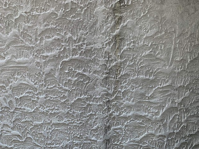 現場調査時の住宅外壁のひび割れや汚れ