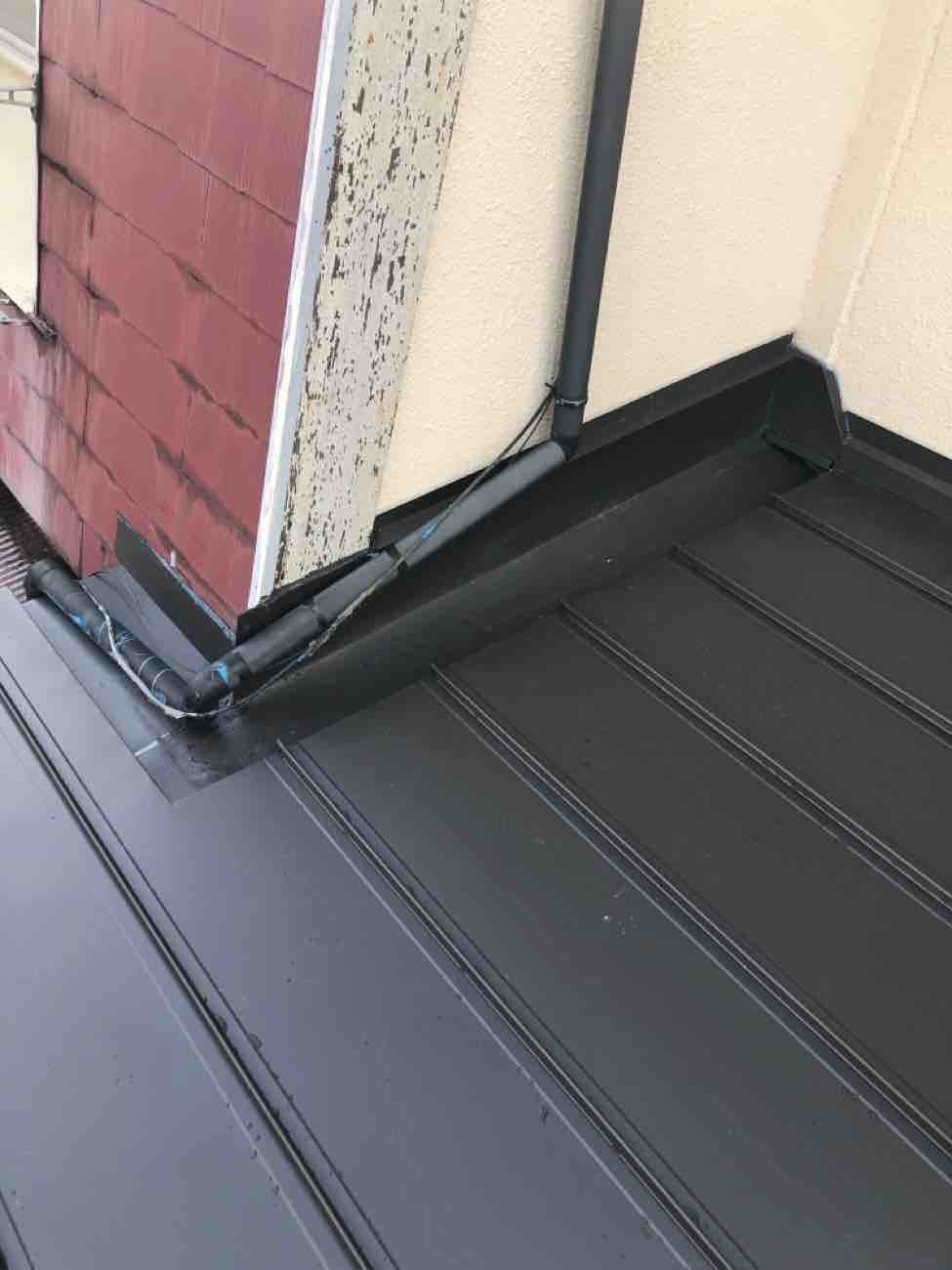 板金による雨仕舞処理