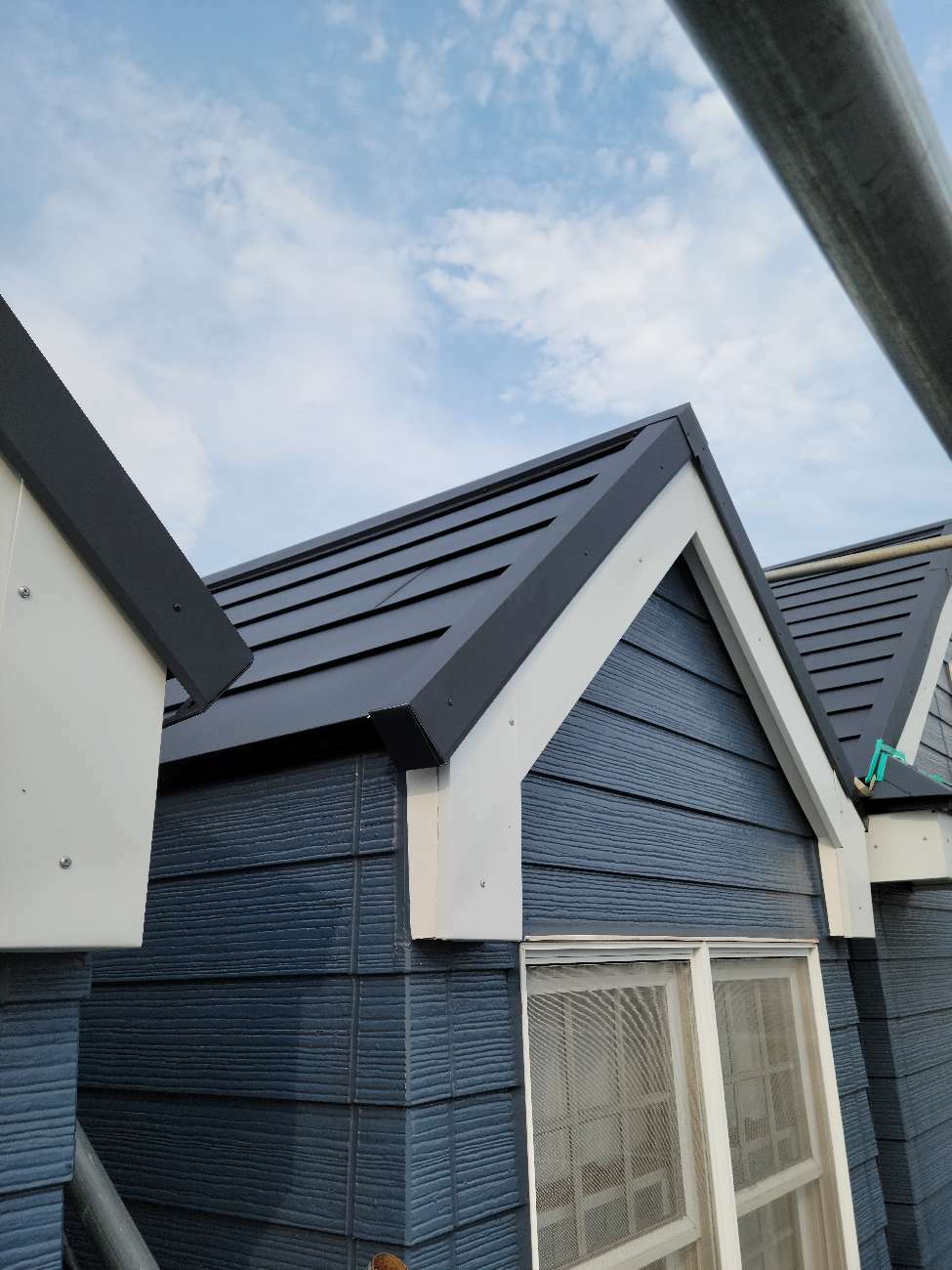 ドーマーの重ね葺き