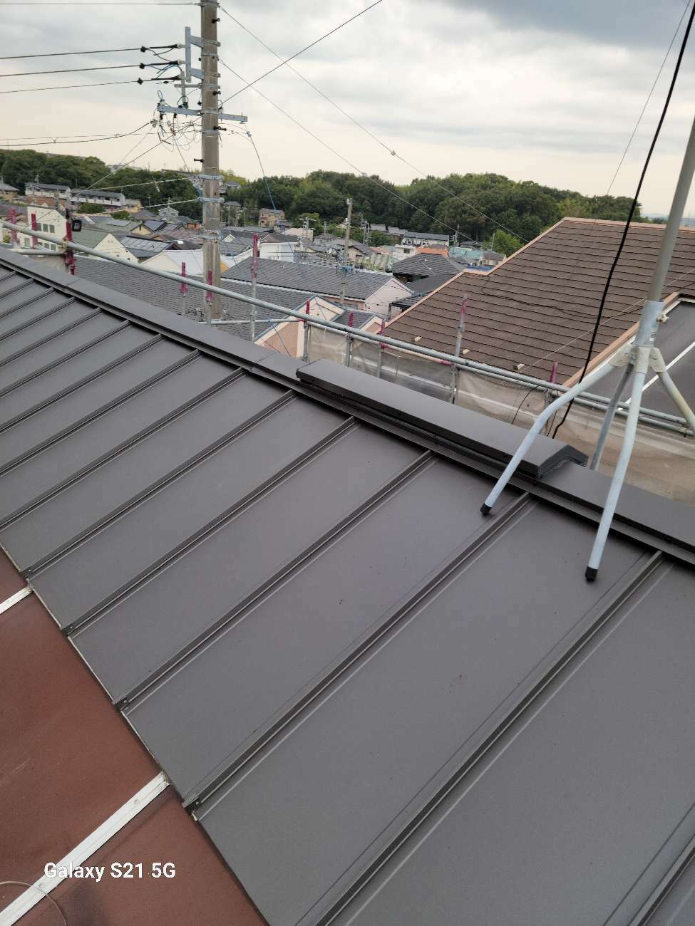 換気棟の取り付け